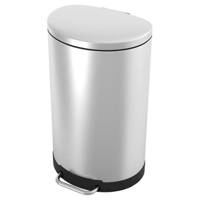 40L Semi Round Wire Pedal Trash Can - Threshold™