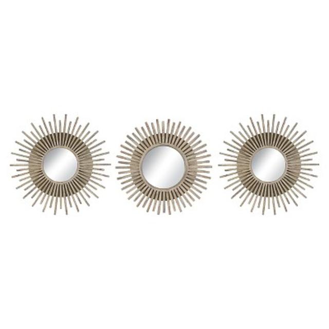 Starburst Gold Accent Mirrors - 3-pack - Threshold™