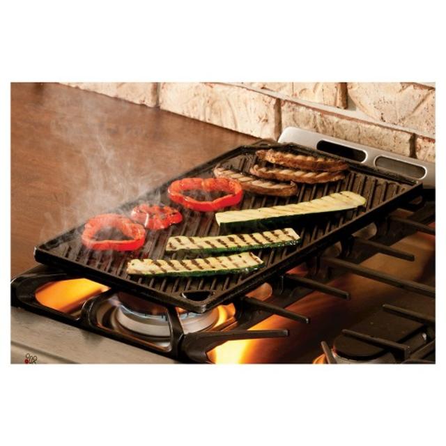 Lodge Cast Iron Reversable Grill / Gridde 16.75 x 9.5 Inch