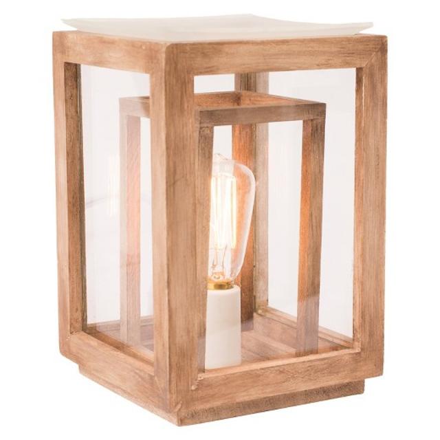 Ador™ Decorative Candle Warmer - Wood Lantern