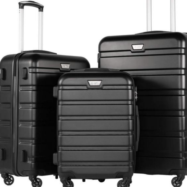 Coolife Luggage 3 Piece Set Suitcase