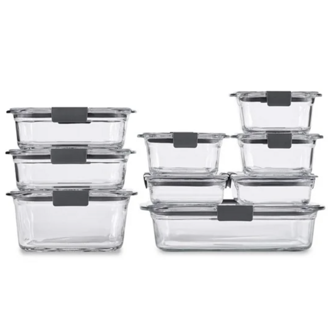 Rubbermaid Brilliance Glass 9pc