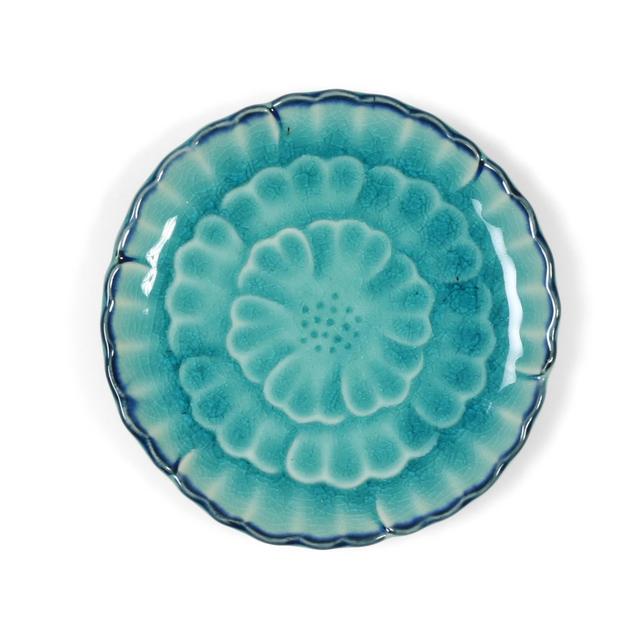 Turquoise Flower Trinket Dish