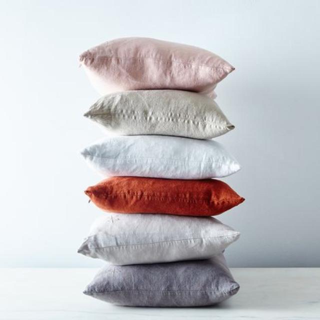 Stonewashed Linen Bedding, White (PIllow Cases)