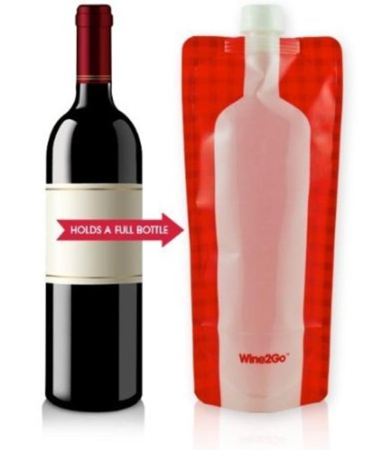 [Amazon] Wine2Go - The Foldable Wine Bottle