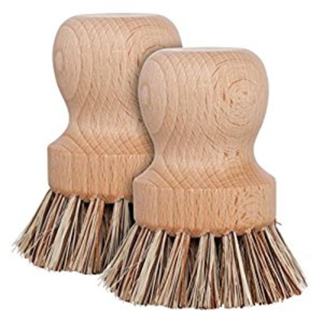 Bürstenhaus Redecker 2-1/4 Inch Diameter Pot Brush, Set of 2