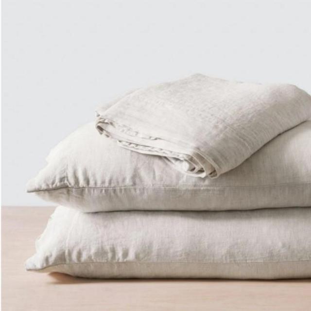 Stonewashed Linen Sheet Set