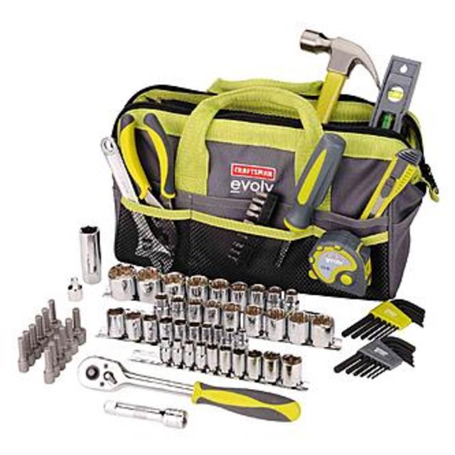 Craftsman Evolv 83 pc. Homeowner Tool Set w/Bag