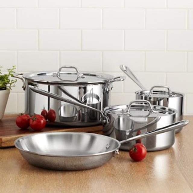 All-CladStainless Steel 7 Piece Cookware Set
