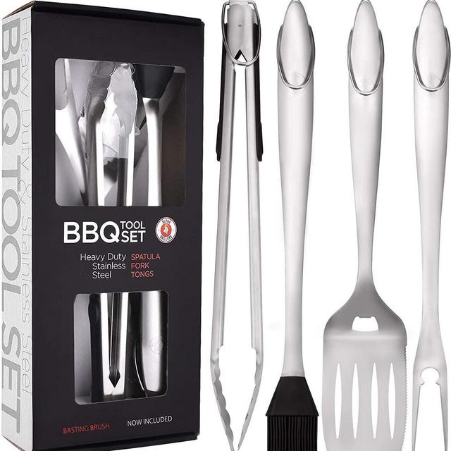 Alpha Grillers Heavy Duty BBQ Grilling Tools Set