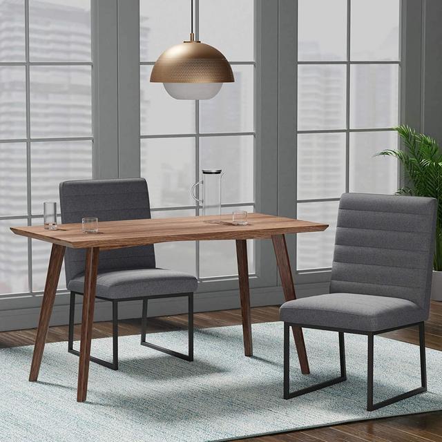 Rivet Decatur Modern Upholstered Dining Chair, Set of 2