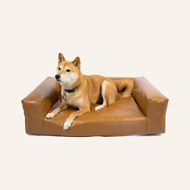 Medium Dog Couch - Savannah Saddle