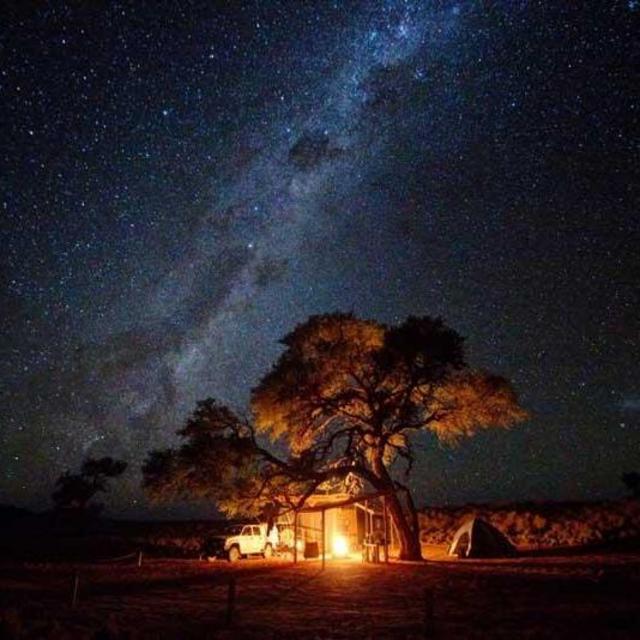 Camp under the African Night Sky