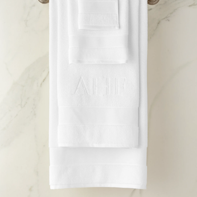 Lauren Ralph Lauren Sanders Antimicrobial Bath Sheet, Monogram "A"
