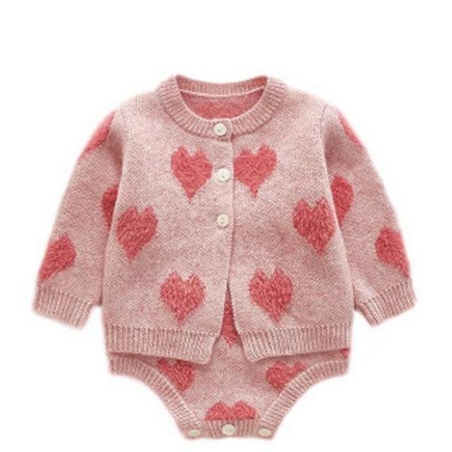 Girls Heart Romper