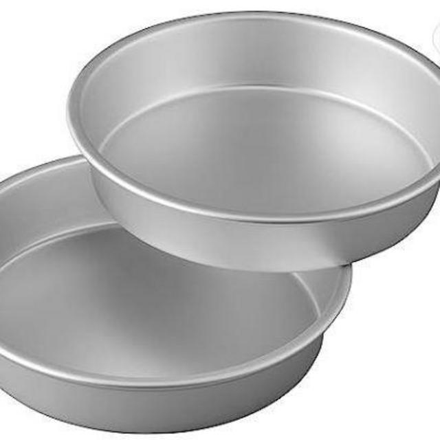 Wilton Performance Pans Aluminum 9-Inch Round Cake Pans Set, 2-Piece,Silver