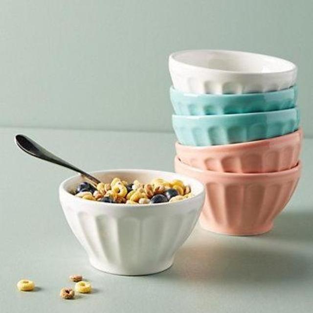 Assorted Latte Bowls, Set of 6