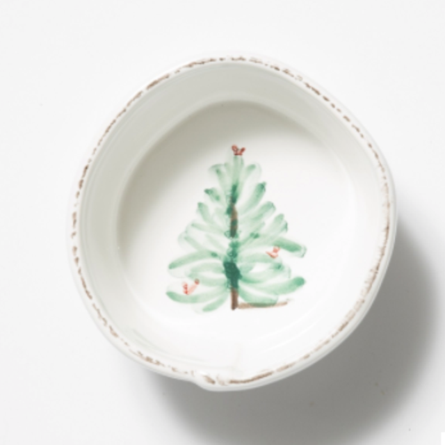 VIETRI LASTRA HOLIDAY CONDIMENT BOWL