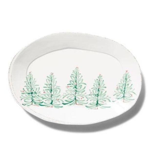 VIETRI LASTRA HOLIDAY 18" OVAL PLATTER