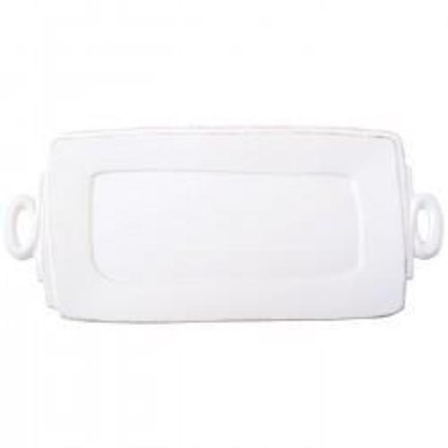 VIETRI LASTRA WHITE RECTANGLE PLATTER