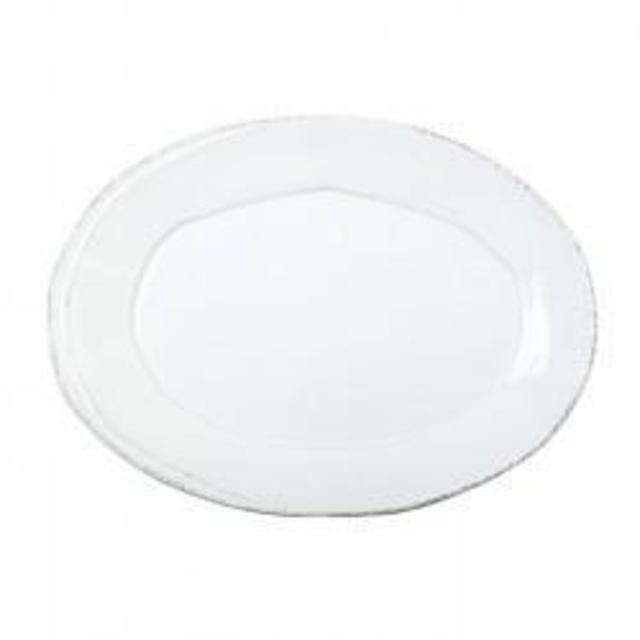VIETRI LASTRA WHITE OVAL PLATTER