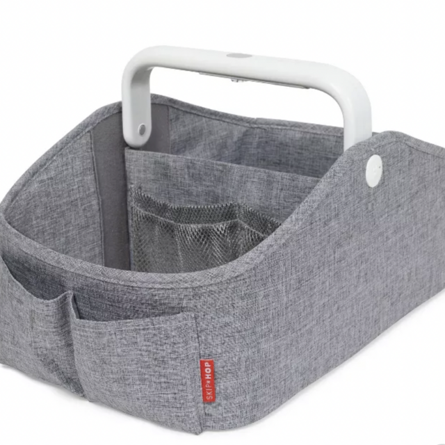Skip Hop Light-Up Diaper Caddy (Gray)