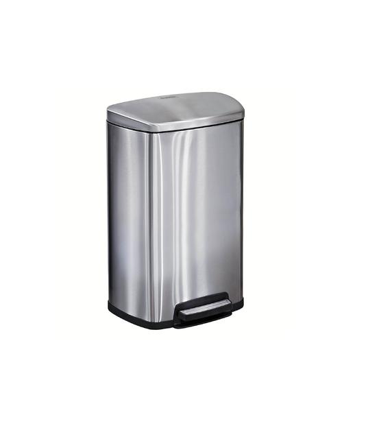 Tramontina Step on Waste Can, Stainless Steel Trash Can Step Can 13 Gallon Large Capacity (1 Trash Can)