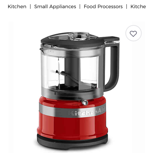 (Empire Red) KitchenAid® 3.5-Cup Mini Food Chopper