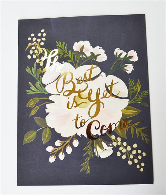 "The Best is Yet to Come" Art Print