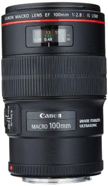 Canon EF 100mm f/2.8L IS USM Macro Lens for Canon Digital SLR Cameras