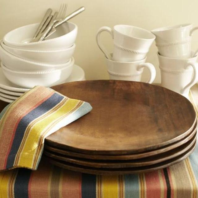 Vintage Wood Charger