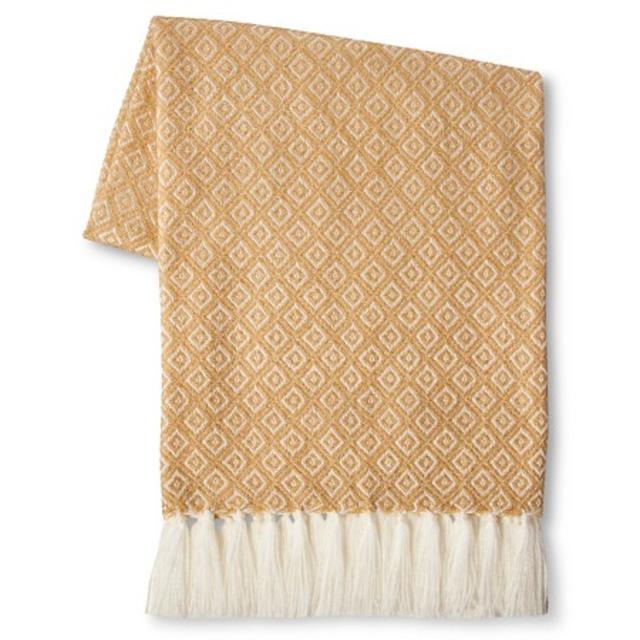 Threshold™ Metallic Geo Sweater Knit Throw