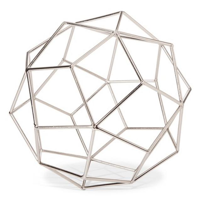 Threshold™ Metal Wire Decorative Figurine Large Silver