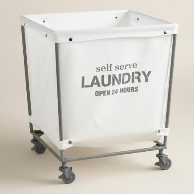 Metal Ashton Rolling Hamper