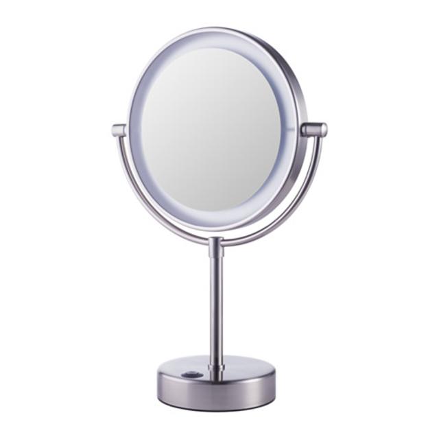 KAITUM Mirror with integrated lighting, battery operated