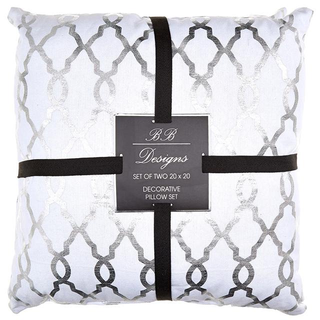 Metallic Gateway Throw Pillow Set - 2-Pack