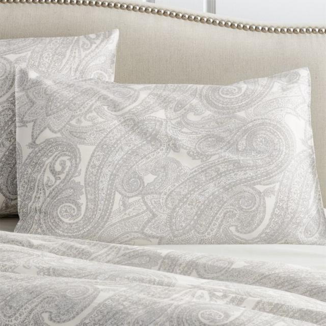 Mariella Standard Cream-Grey Pillow Sham