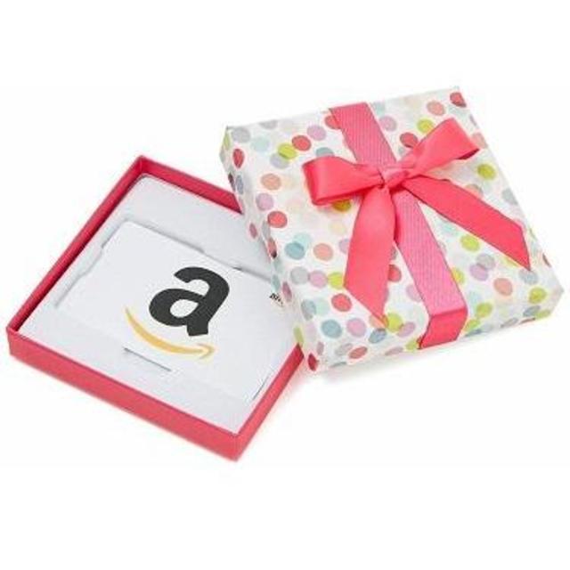 Amazon.com Gift Card in a Dot Box (Classic White Card Design)