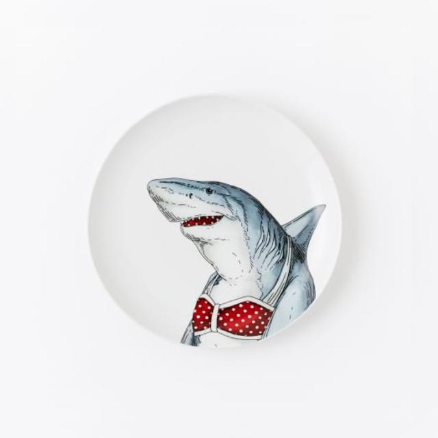 Dapper Animal Salad Plates - Summer