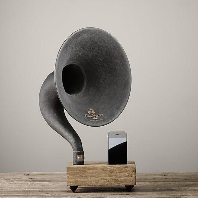 Gramophone Mini For iPhone® - Dry Oak