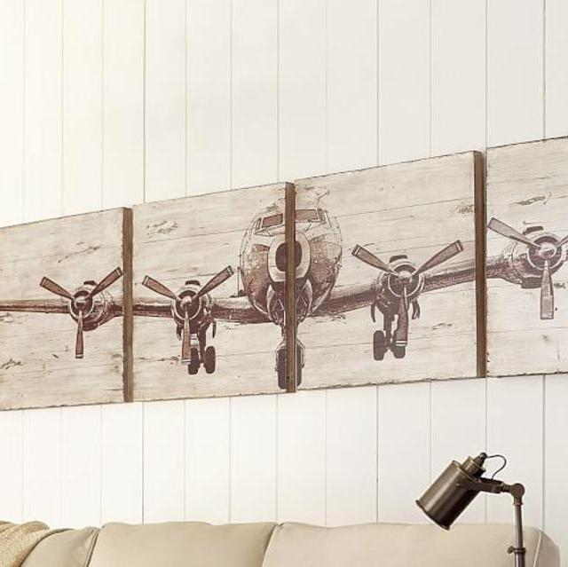 Planked Airplane Panels Set