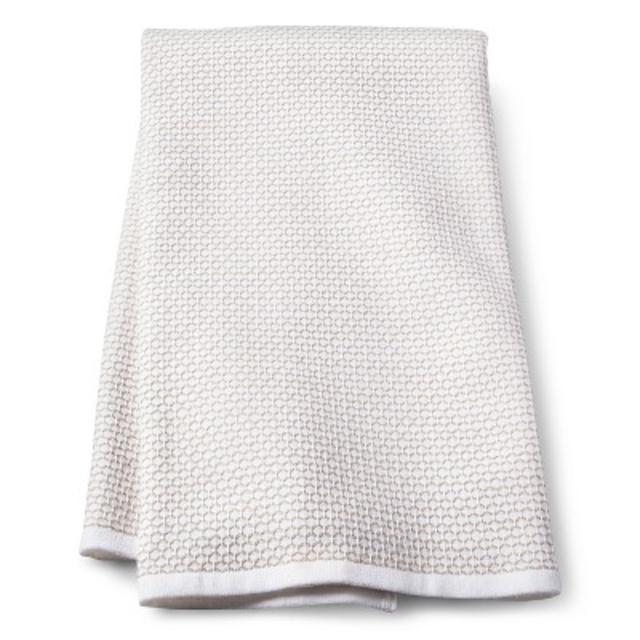 White Zig Zag Kitchen Towel - Threshold™