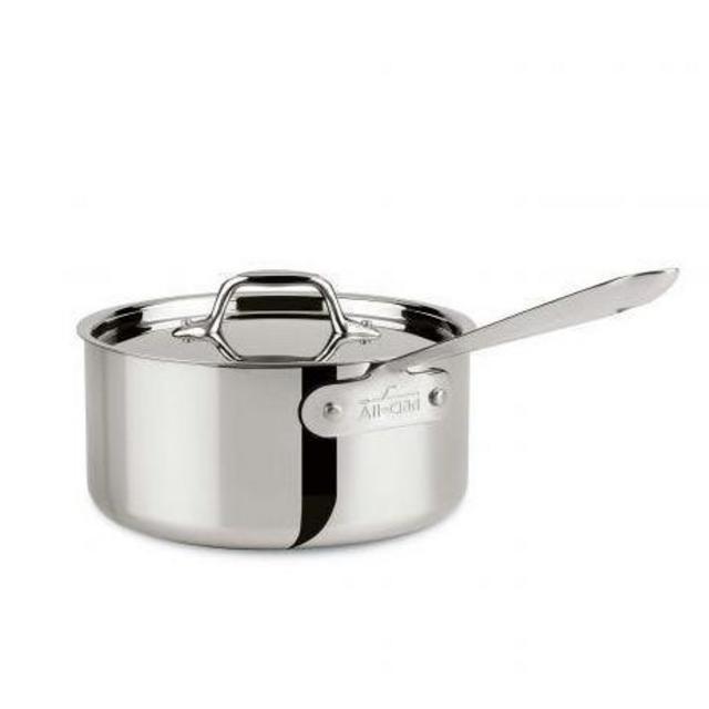 D3 Stainless 3-ply Bonded Cookware, Sauce Pan with lid, 3 quart