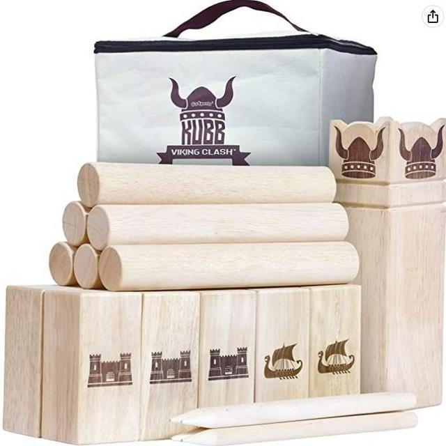 Kubb Viking Clash Toss Game Set