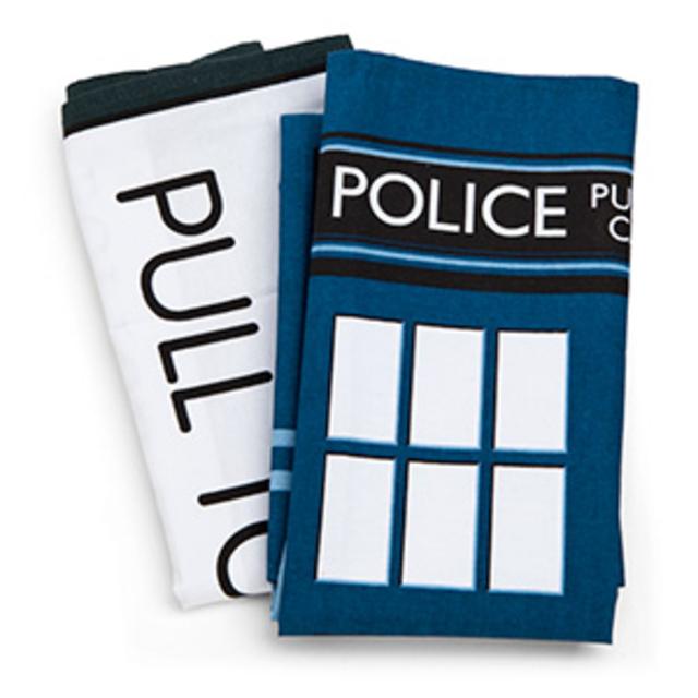 Doctor Who TARDIS Tea Towels