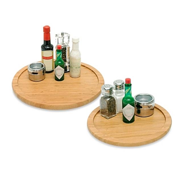 Lipper Bamboo Single Turntable
