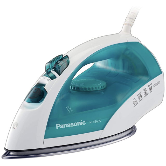 Panasonic NI-E665S Steam Circulating Iron with Curved, Non-Stick Stainless-Steel Soleplate