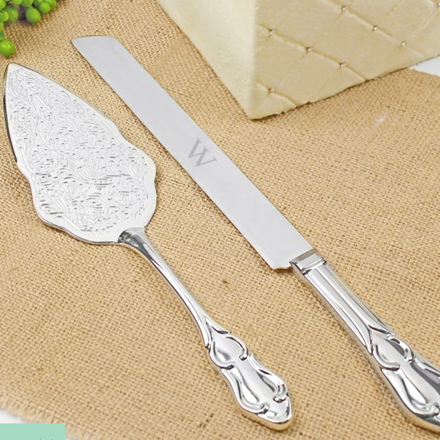 Personalized Vintage Cake Server Set