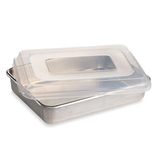 Nordic Ware® 9-Inch x 13-Inch Aluminum Cake Pan with Lid