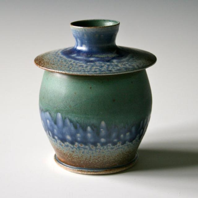 Custom Pottery French Butter Dish by Blaine Avery